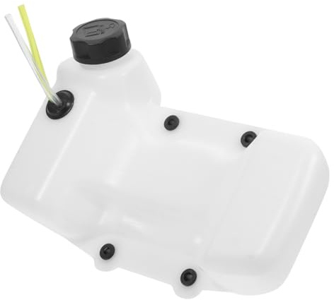 TOYZFRIENDY Plástico Depósito de Combustible Blanco, 40-5bl Tapa Incluida, Fácil de Instalar, para Desbrozadora para Jardín y Uso Agrícola