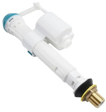 Zinc Alloy Urinal Flush Valve Toilet Cistern Fill Valve Adjustable Height Bottom Inlet Quiet Anti Siphon Construction