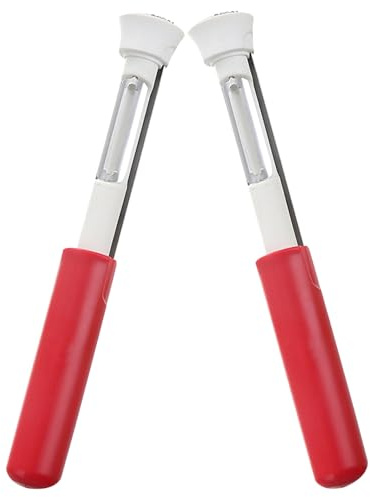 Toyvian 2pezzi Levatorsoli per Ananas in Acciaio Inossidabile Strumento per Sbucciare Le Mele Levatorsoli Manuale per Mele e Frutta Utensile da Cucina Pratico per Feste e Dolcetti