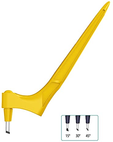 Couteau de précision en acier inoxydable craft portatif rotatif à 360 degrés avec trois lames rechange angles différents pour outils coupe scrapbooking arts et loisirs