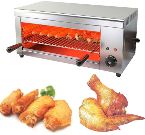 Equipo De Cocina Multifunción: Tostadora Profesional, Horno De Pizza Y Barbacoa Eléctrica Sin Humo, 2000W/30L - 4 Niveles Ajustables En Altura, Control 50-300°C