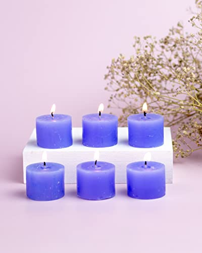 AuraDecor Candele votive profumate, candela profumata senza fumo, candele aromatiche, candele per decorazione, candela nuziale, brucia fino a 8 ore (brezza oceanica, confezione da 12)