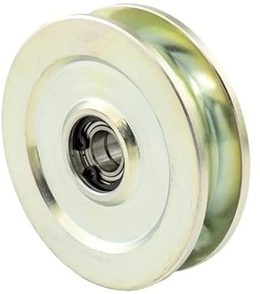 Seilrolle 120mm mit 20mm Bohrung aus Stahl bis 200kg!! RS Kugellager Drahtseilrolle Umlenkrolle Flaschenzug