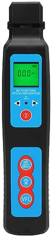 Fockety Identificatore di Fibra dal Vivo con VFL e misuratore di Potenza, Sorgente di Luce Rossa 800-1700nm Gamma 10km 270Hz 1KHz 2KHz Tester di Fibra Ottica, rilevatore di Fibra