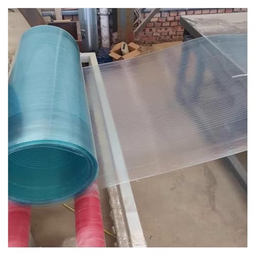 Polycarbonat-Dachplatten, 0,8 mm, wasserdicht, für den Außenbereich, Garten, isoliert, regenfest, langlebig und leicht (1 x 8 m)