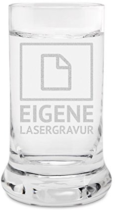 Leonardo Schnapsglas Stamper 60ml individuell graviert Geschenk - Eigene Gravurdatei hochladen