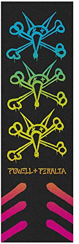 Powell Peralta Skateboard Griptape Rat Bones Fade Black 10.5 x 33 Grip Sheet