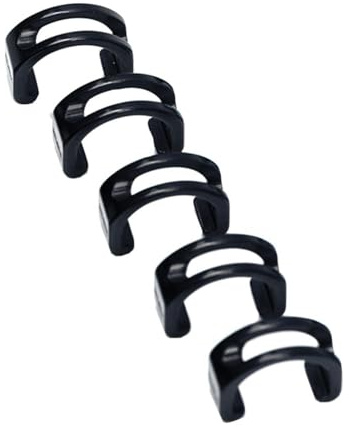 5 Stück Fahrrad-C-Clips, Fahrradschnalle Fahrrad Kabel Clip Schlauchführungsklemmen Umwerfer Schaltkabel feste Clips für MTB Rennrad