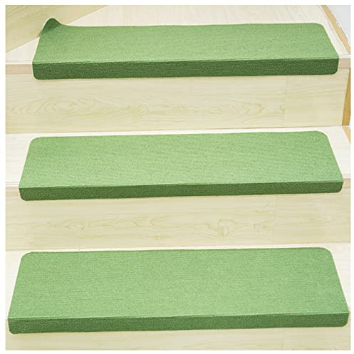Tappeto per gradini per Scale, Guide per Scale per Interni Antiscivolo, Scale per tappeti per gradini in Legno Tappeti per gradini Moderni 55 x 22 x 4,5 cm,M,Set di 15 gradini