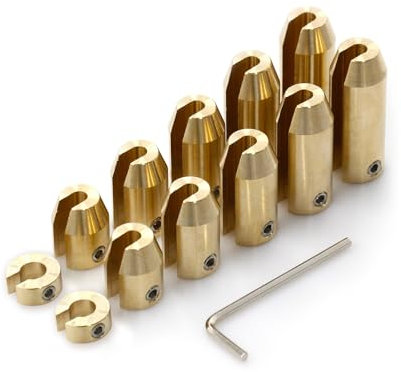 Shkalacar 12pack Brass Wheel Spoke Balance Weights for Motorcycle, Balance Weights Refill Kits for Bike