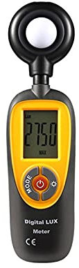 Digitales Beleuchtungszähler, Beleuchtungsmesser, Lichtmesser, hochpräzise Tester, Luminanzzähler, Photometer, Messbereich 0.1lux ~ 200000 Lux, Multifunktionsmesslicht und Helligkeit mit hoher Auflösu