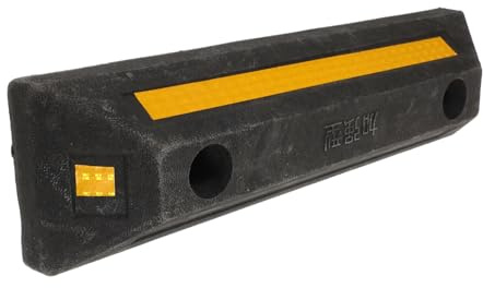 iplusmile Fermaruota Limitatore per Auto Facile Installazione in Gomma Resistente All'usura Cuneo per Garage e di Sicuri