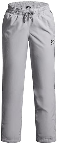 Under Armour Boys' Rival Woven Pants, (011) Mod Gray/Castlerock/Black, Youth X-Large
