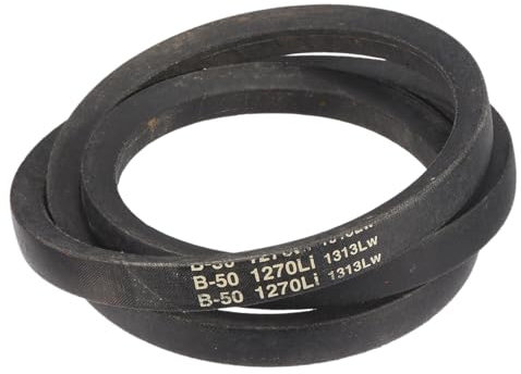 Sourcing Map 3 Pack B50 Classic Wrapped V-Belt, 53 Outside Circumference, Black, Ideal for Pumps, Compressors