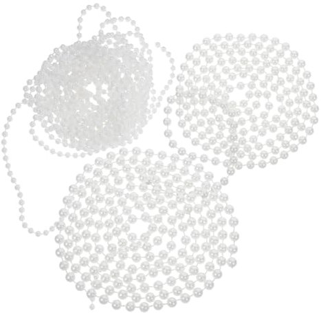 CORHAD 3stücke Teiliges Künstliche Perlenkette Perlen Für Diy Schmuckherstellung Elegant Für Hochzeiten Partys Und Bastelprojekte