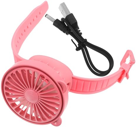 Cabilock Mini Ventilatore Usb Ventilatore Portatile Per Orologio 3 Velocità Ricaricabile Perfetto Per