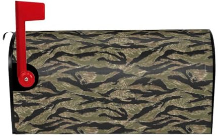 Custodia protettiva magnetica per cassetta delle lettere, motivo a righe tigre