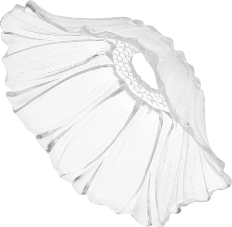 Gadpiparty Tire De Lampe En Verre Transparent En Tulipe Remplacement De La Lampadaire Art Blown Blown Lampads Shades Accessoires Légers Vintage Pour La Lampe De La Lampad
