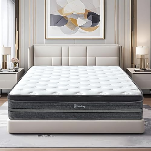 Matratze 140x200 30 cm Höhe, Taschenfederkernmatratze mit Memory Foam und Latex - Öko-TEX - 7 Ergonomische Zonen - Mittlere Härte - Hautfreundlich - Atmungsaktiv - Erhältlich in Allen Jahreszeiten