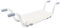Suspended Bath Tub Shower Chair, Aluminum Alloy Anti Slip Space Saving Portable Bathtub Bench Seat, Length Adjustable Universal Fit for Elderly Adults Seniors Disabled Or Injured