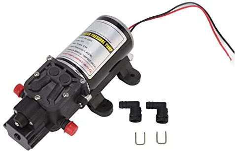 Diaphragm Water Pump Self Priming High Pressure Water Pump for Home Marine Spray Machine Water Purification System Plastic 187x98x72mm 1249g (RL 3203(12V))