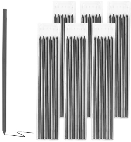Zenvorial 36Pcs Carpenter Pencil Refills, Solid 2.8mm Mechanical Pencil Lead-Refills Replacements Compatible With Trace-r Pic-a and Standard Carpenter Pencils, Pencils Lea-d for Marking and Drawing