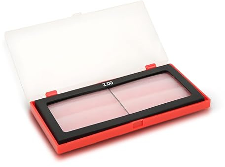 Flylin Glass Magnifying Welding Lens, 2.0 Diopter | Magnification Lens Replacement for Arc Welding Plasma Cutting