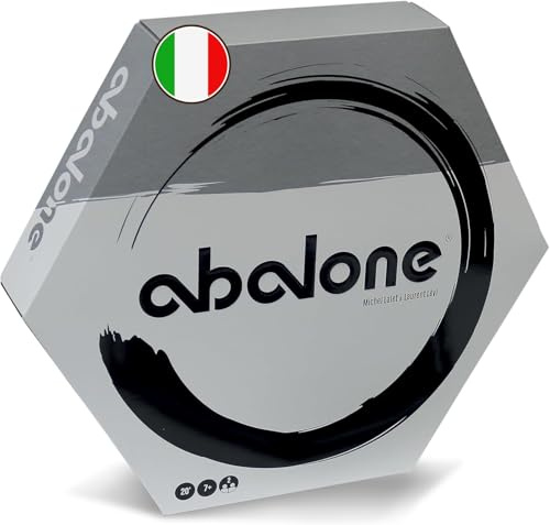 Asmodee Abalone, brädspel för två, italiensk modell, 8245, flerfärgad