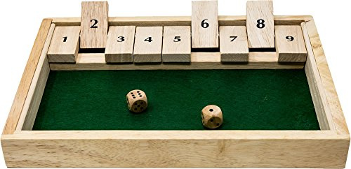 Brimtoy Trä Shut The Box tärningsspel