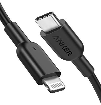 Anker Cable iPhone USB C, Câble USB-C vers Lightning 90 cm avec certification MFi - Câble PowerLine II compatible Power Delivery pour iPhone X/XS/XR/XS Max/8/8 Plus