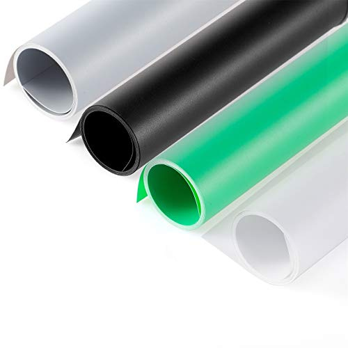 Selens 120 x 200 cm PVC Hintergrund Wasserdicht Fotostudio Hintergrund | 4 Farben