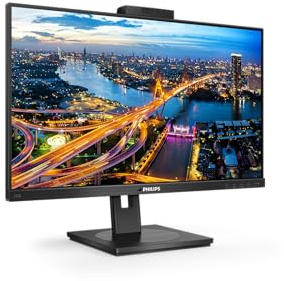 Philips 242B1 - 24 Zoll FHD Monitor, höhenverstellbar (1920x1080, 75 Hz, VGA, DVI, HDMI, DisplayPort, USB Hub) schwarz