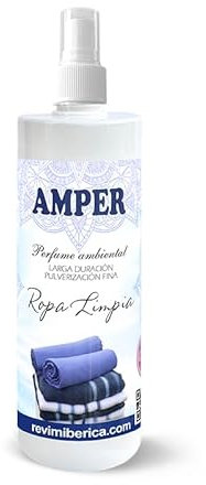 Ambientador Spray Pulverización Fina. Larga duración. Aroma Fresco. ROPA LIMPIA (ROPA LIMPIA, 500 ml)