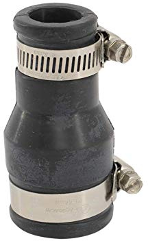 Air Aqua Flexible Gummireduzierung, Reduziermuffe, Rohrverbinder für PVC-Rohr, Flexible Muffe, Gummimuffe, Reduzierung, Manschette, Pool Verbindung, Reduzierstück (32 x 20 mm)