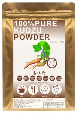 Plant Gift 100% Pure Arrowroot Powder Pianta naturale biologica Radix Puerariae farina in polvere, farina Arrow root, polvere di ricambio della farina, cottura e cottura -100G/3.52oz