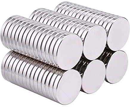 Sonfedo Lot de 100 mini aimants, 8 x 1 mm, ultra puissants, petits aimants ronds pour tableau blanc, tableau d'affichage, tableau magnétique, réfrigérateur, porte, carte