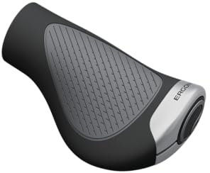 Ergon GP1 Evo Single Twistshift Ergo Fahrrad Griffe schwarz/grau