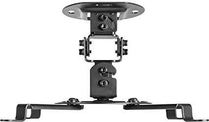 AISENS Soporte Universal Giratorio. Inclinable de Techo para Proyector 13.5Kg. Negro