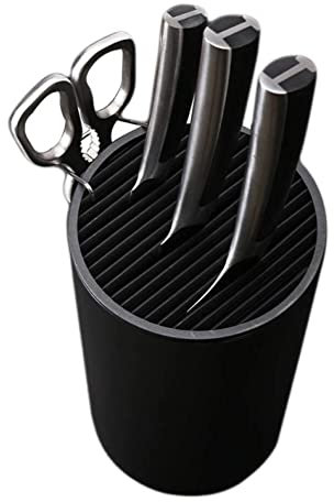 ZAEGO Blocco portacoltelli da Cucina Portacoltelli Portacoltelli Multifunzionale Universale Porta Forbici Porta Forbici Scaffali Organizzatore Portautensili Ceppo coltelli Vuoto