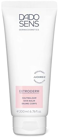 DADO SENS EXTRODERM Hautbalsam 200ml, Bei Neurodermitis & Psoriasis | Feuchtigkeitsspendende Körper- & Gesichtspflege, Lindert Juckreiz, Beruhigt & Stärkt die Hautbarriere, Leichte Textur