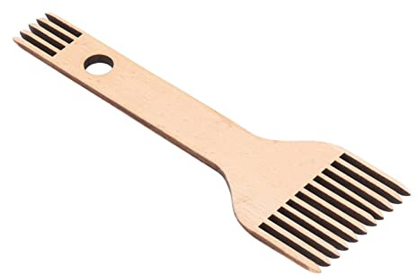 Holz Webstuhlkamm aus Buche, 20 x 6,2 x 2,5 cm