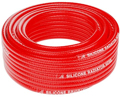 16mm ID Silicone 2 Ply Heater Radiator Hose 1 Metre Length Red