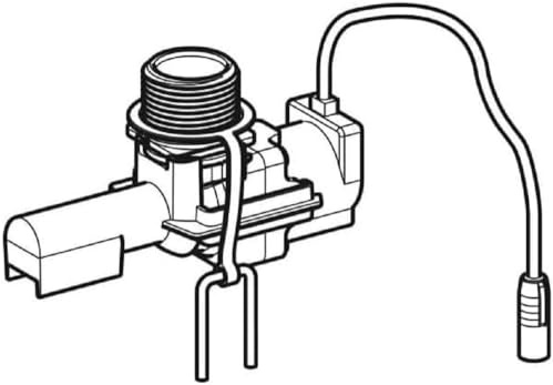 Geberit Magnetventileinheit (für HS 30/HS50 Hygienespülung, 12 v, aus Kunststoff, Schutzklasse ll, Ventil, Wasserventil) 243065001