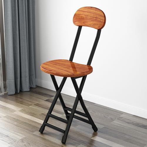 beaka Sedia Pieghevole Per La Casa Con Struttura In Metallo, Sgabello Da Bar Pieghevole Con Schienale Bar Alto Portatile Per Adulti All'aperto Da Pranzo Negozio Di Chitarre Cafe (Color : C)