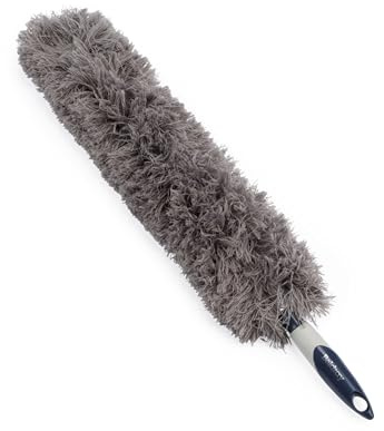 Beldray Deep Clean Fluffy Paddle Duster – Flexible Paddle Duster, Long Microfibre Head for Large Areas, Collects Fine Dust, Flexible for Corners and Hard-to-Reach areas, Removable, Wash and Reuse | Microfibre Fibres, Flexible Head, Lifts And Traps Dust, For Delicate Surfaces, Reaches Corners And Tight Areas