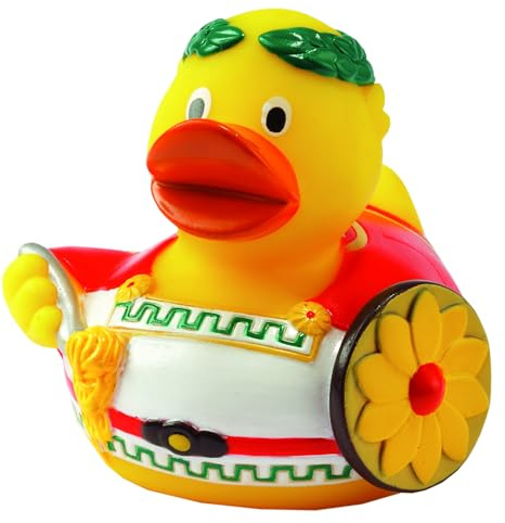 Rom Ente - CityDuck® Rom - Italien - Quietscheente - Badeente - ca. 8 cm gross