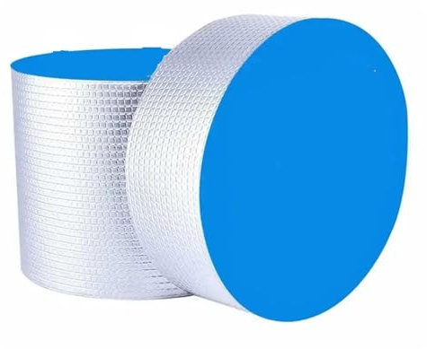 GSJNHY Butyl Band Anti-Leckage-Klebeband, Aluminiumfolie, Butylkautschuk-Klebeband, superbeständig, wasserfest, selbstklebend, for Reparaturwerkzeuge for Wandrisse, Dachrohre(Color:5cm x 10 Meter)