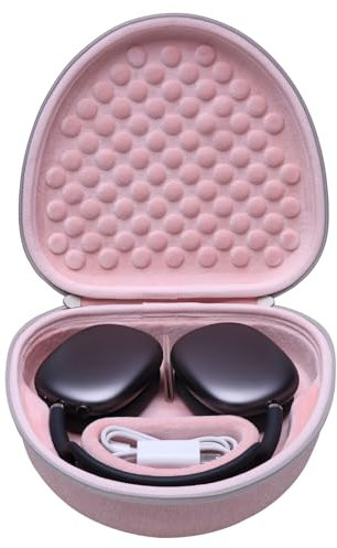 L LTGEM Carrying Case for soundcore by Anker Q20 Q20i Q30 Q35 Q45 H30i Hybrid Active Noise Cancelling Headphones - Portable Travel Bag (Case Only) - Light Pink