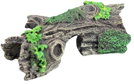 JVHLOV Decorazione per Acquario, Tronco di Albero in Resina, Grotta Decorativa per Pesci, Ornamento per Acquario, Accessori Acquario per Pesci, Gamberi e Tartarughe, Nascondiglio per Rettili