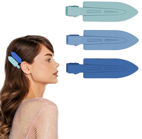 GGUFAY Pince Cheveux, Pince plate cheveux Mignonnes Mode Filles Accessoires, Coiffure simple d’accessoires de cheveux ronds y2k, barettes cheveux fille, Dégradé 3 couleurs (9 Pièces, Vert)